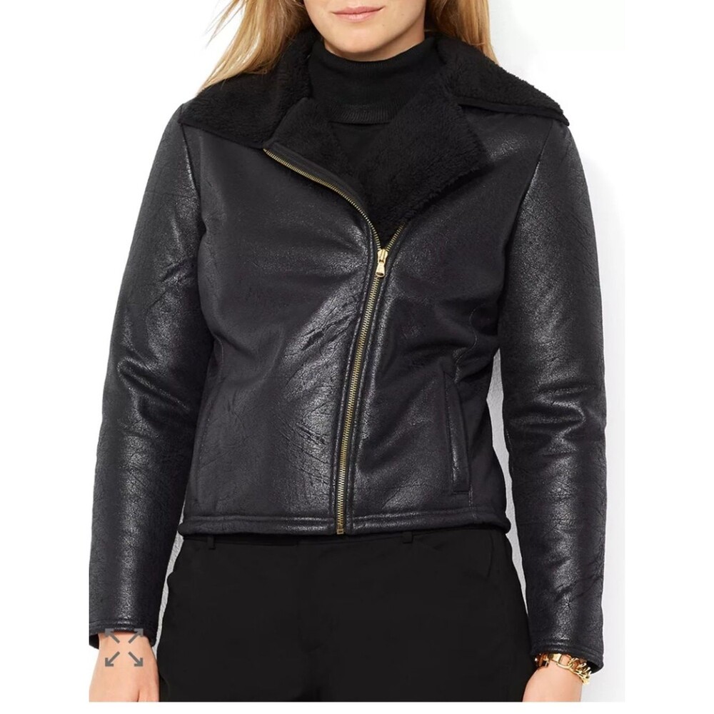 Lauren Ralph Lauren
Faux Shearling Jacket size medium